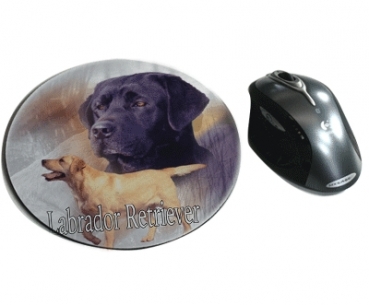 Mousepad Labrador Retriever schwarz / black 3