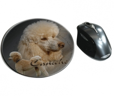 Mousepad Pudel 2 Apricot