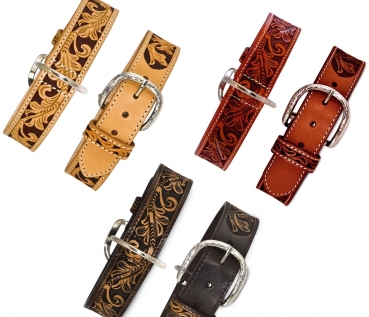 Ornament Lederhalsband