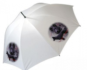 Regenschirm Motiv Deutscher Schäferhund 2 schwarz