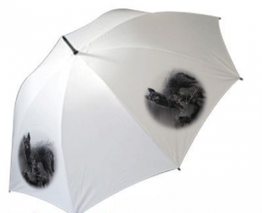 Regenschirm Motiv Holländischer Schäferhund 3 Rauhhaar