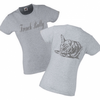 Girlie T-Shirt Motiv Französische Bulldogge 8