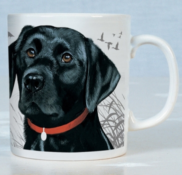 Tasse Motiv Labrador schwarz