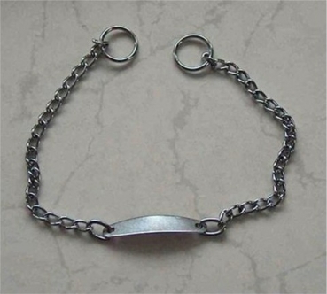Hundehalsbänder mit Gravurplatte