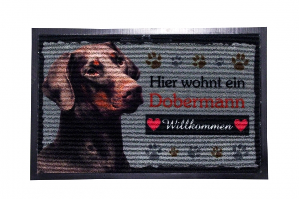 Fussmatte Dobermann Doberman Fussabtreter