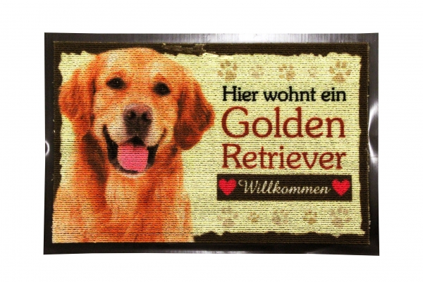 Fussmatte Golden Retriever Fussabtreter