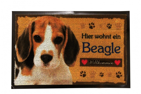 Fussmatte Beagel