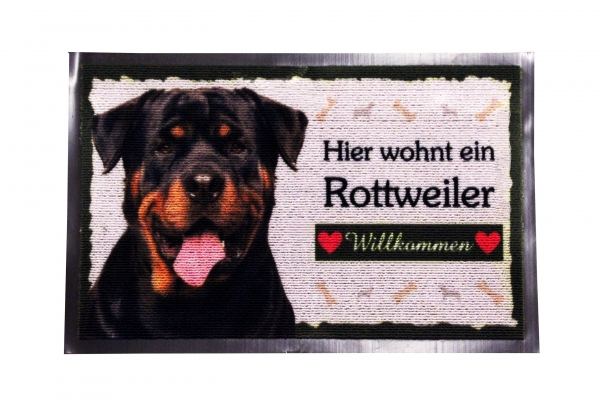 Fussmatte Rottweiler Fussabtreter