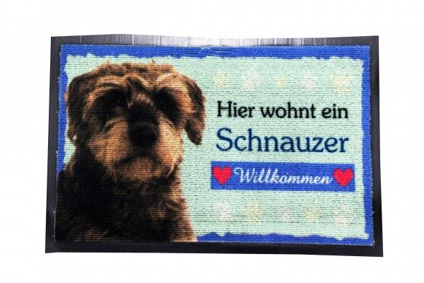 Fussmatte Schnauzer Fussabtreter