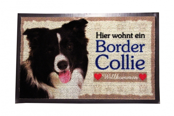 Fussmatte Border Collie Colley