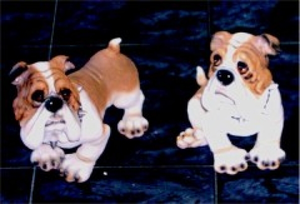 Figur Englische Bulldogge 2er Set