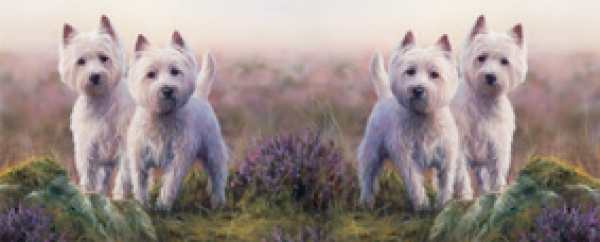 Tasse Motiv West Highland White Terrier Highland Heather