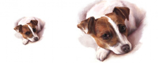 Tasse Motiv Jack Russell Terrier Aquarell