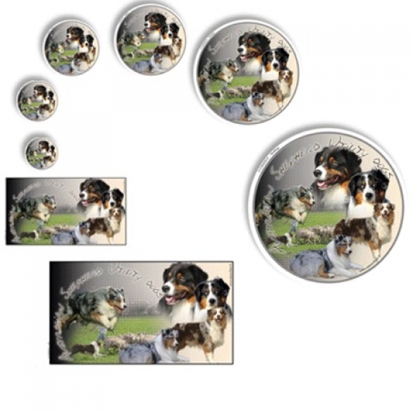 Aufkleber Australian Shepherd Dog 3