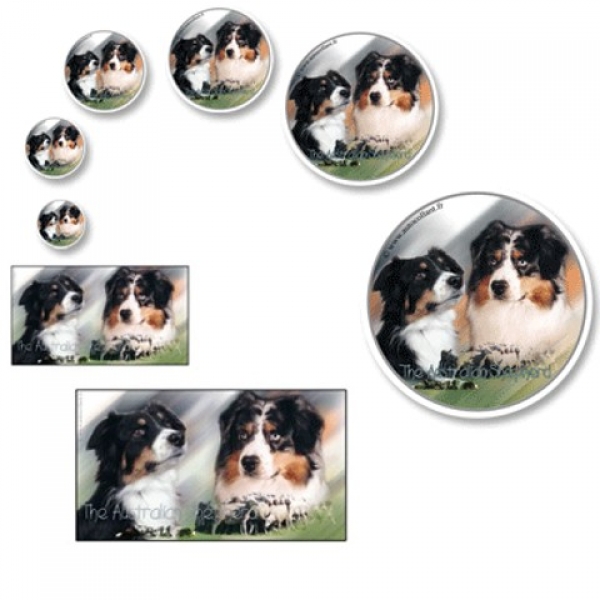 Aufkleber Australian Shepherd Dog 6