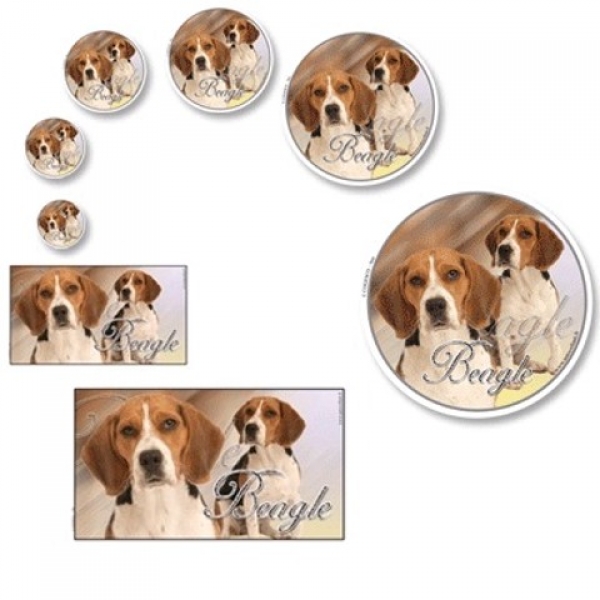 Aufkleber Beagle