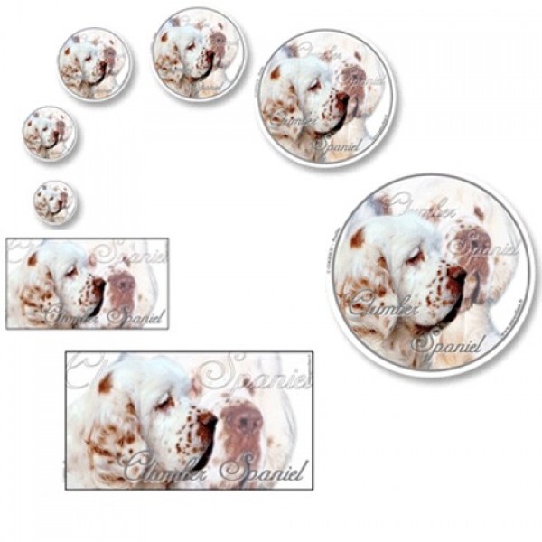 Aufkleber Clumber Spaniel