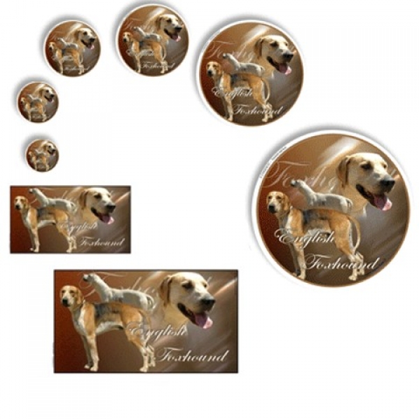 Aufkleber English Foxhound