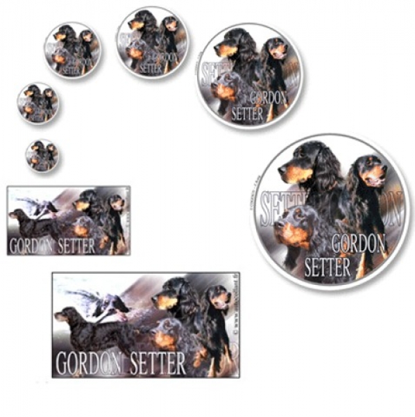 Aufkleber Gordon Setter