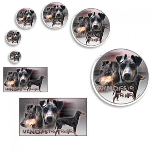 Aufkleber Manchester Terrier