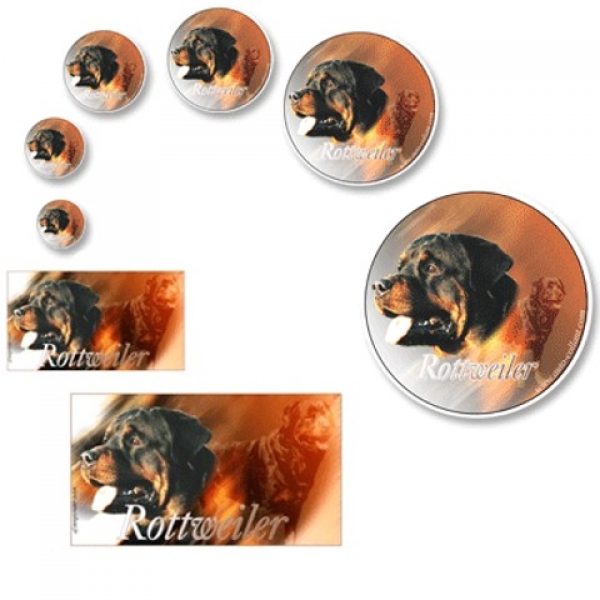 Aufkleber Rottweiler 1