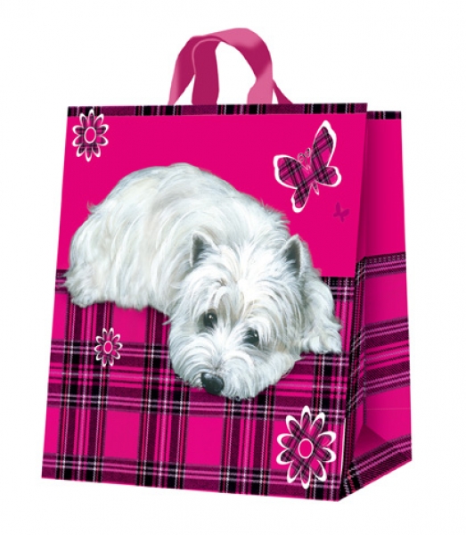 Beschichtete Baumwolltasche West Highland White Terrier