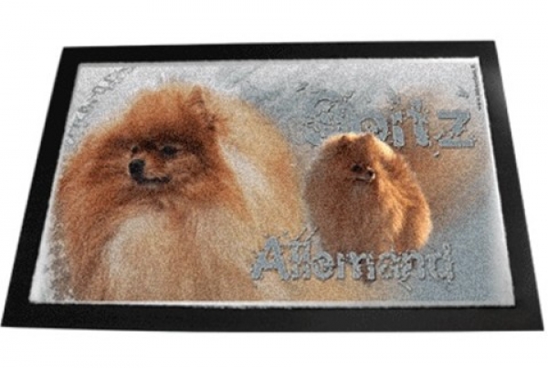 Designer Fussmatte Spitz allemand / Deutscher Spitz