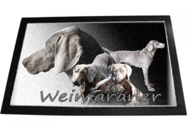 Designer Fussmatte Weimaraner Kurzhaar