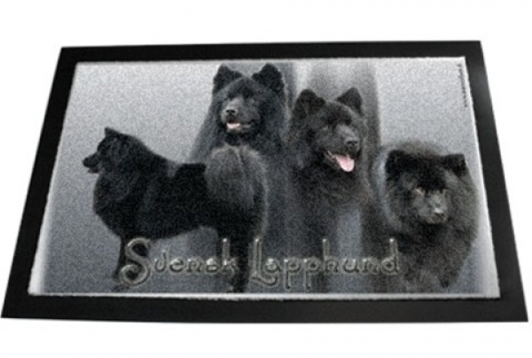 Designer Fussmatte Svensk lapphund / Schwedischer Lapphund