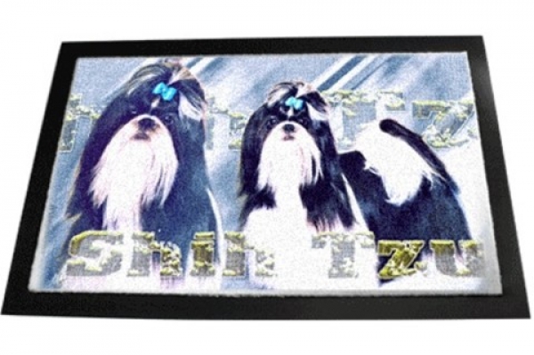 Designer Fussmatte Shih Tzu 1