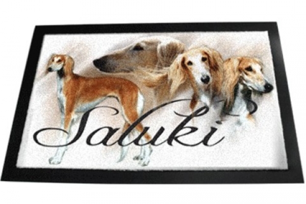 Designer Fussmatte Saluki / Persischer Windhund