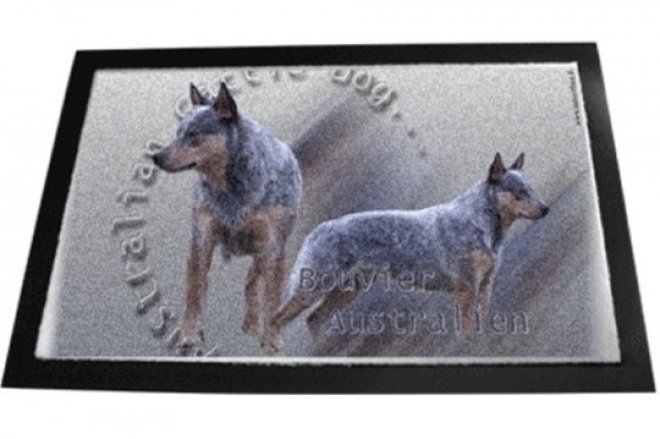 Designer Fussmatte Australian Cattle Dog 2 Australischer Treibhu