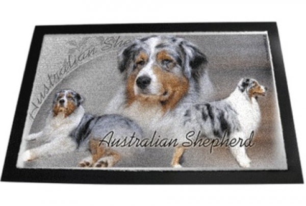 Designer Fussmatte Australian Shepherd Dog 2