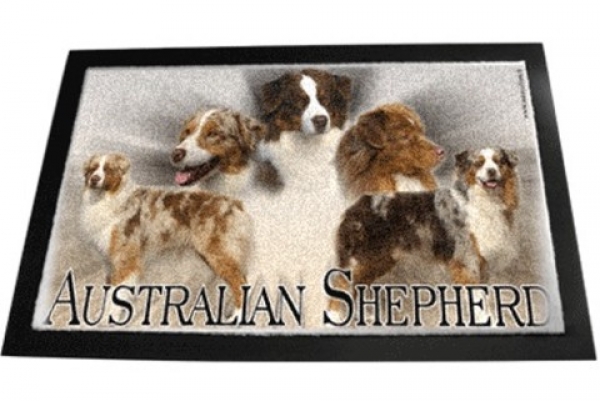 Designer Fussmatte Australian Shepherd Dog 4