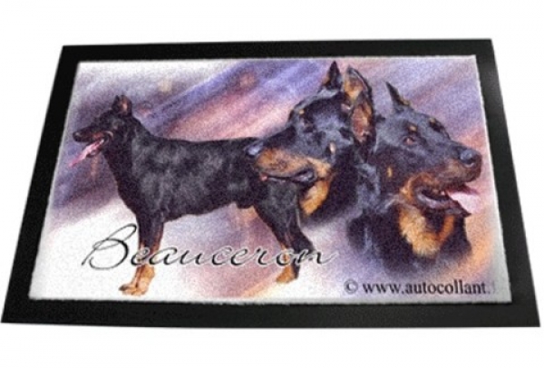 Designer Fussmatte Beauceron 1 kupiert