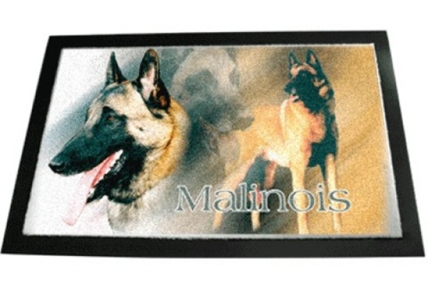 Designer Fussmatte Belgischer Schäferhund Malinoi 1