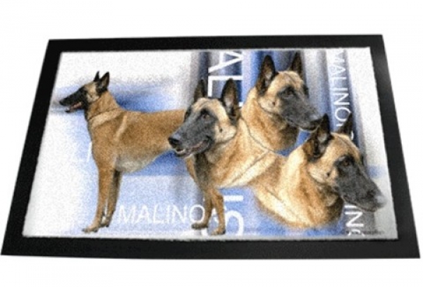 Designer Fussmatte Belgischer Schäferhund Malinoi 3