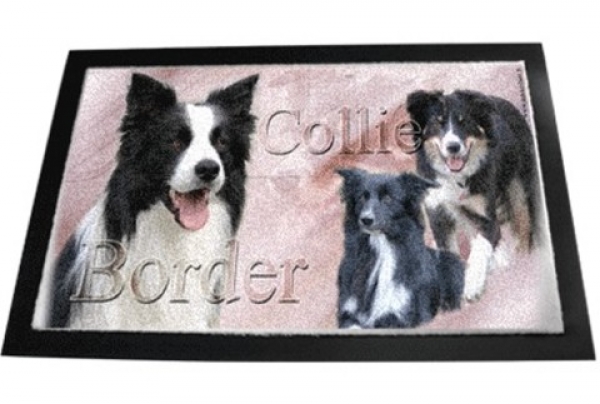 Designer Fussmatte Border Collie 2