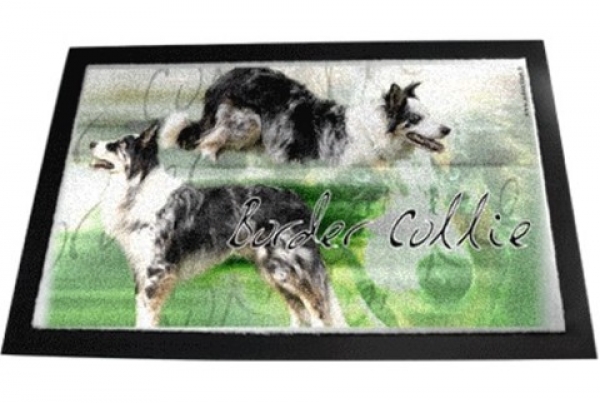 Designer Fussmatte Border Collie 4