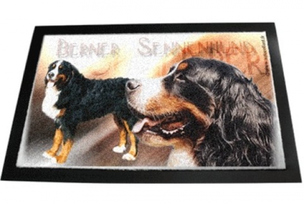 Designer Fussmatte Berner Sennenhund 1