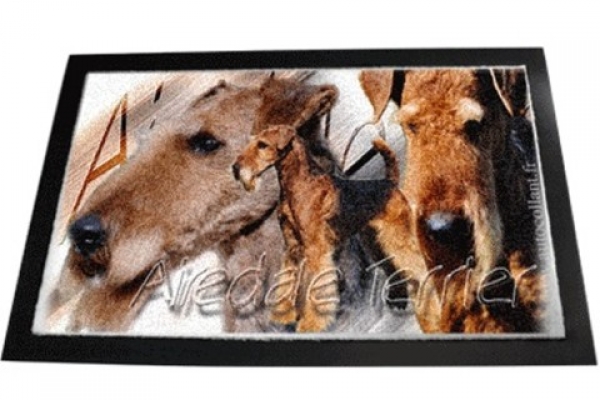 Designer Fussmatte Airedale Terrier