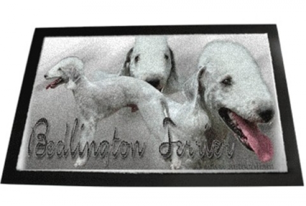 Designer Fussmatte Bedlington Terrier