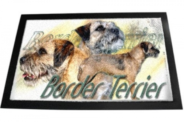 Designer Fussmatte Border Terrier 1