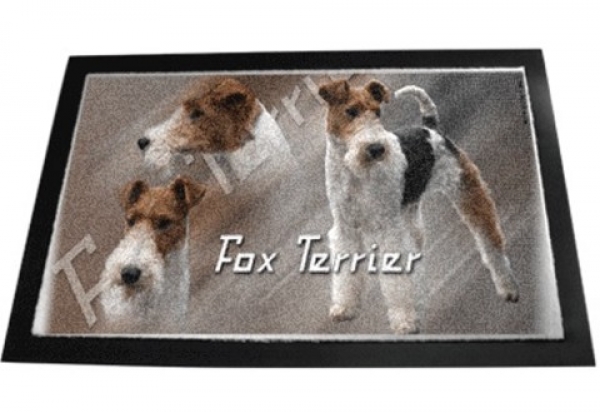 Designer Fussmatte Fox Terrier 2 Drahthaar