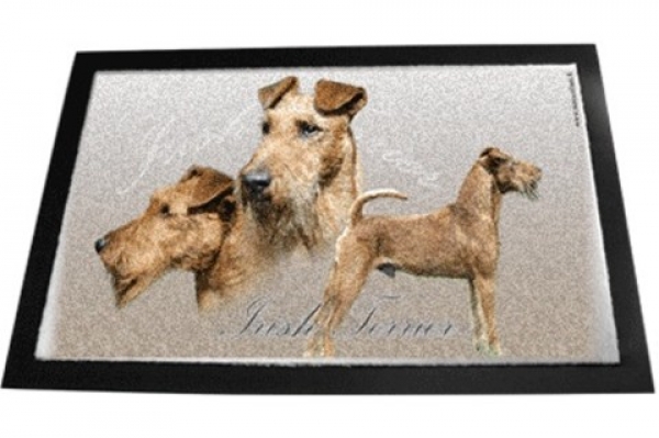 Designer Fussmatte Irish Terrier