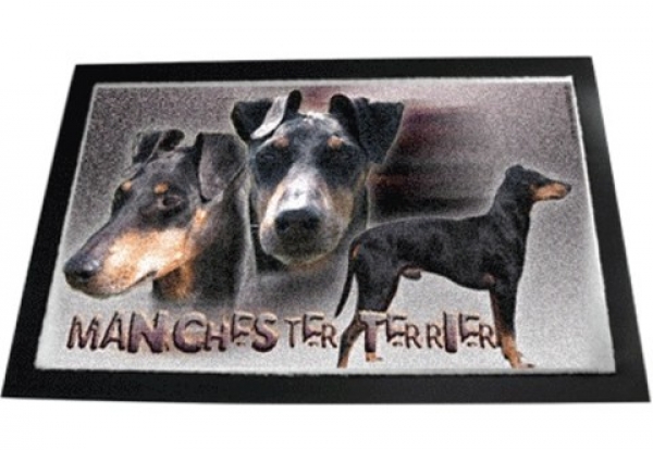 Designer Fussmatte Manchester Terrier