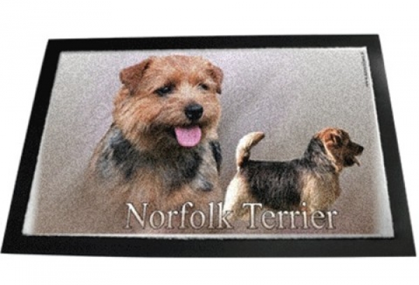 Designer Fussmatte Norfolk Terrier 2