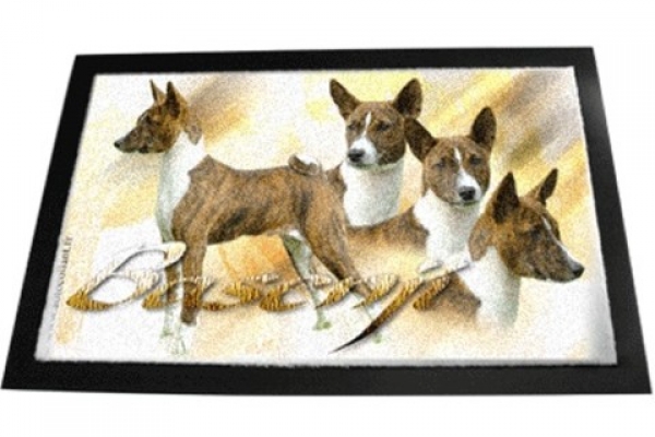 Designer Fussmatte Basenji