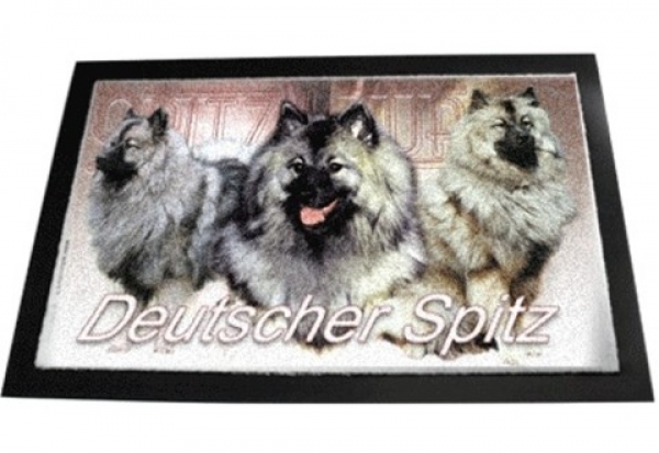 Designer Fussmatte Deutscher Spitz