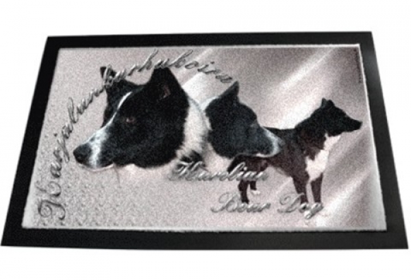 Designer Fussmatte Karelischer Bärenhund / Karelian Bear Dog